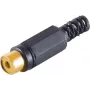 RCA savienotājs ShiverPeaks BS51500-SG Melns