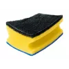 Sponge VILEDA Rectangular Fiber, hand-wash, dzeltena/Melns/blue, pack of 3