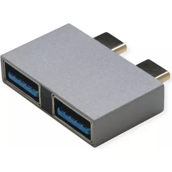 ROLINE USB3.2Gen1 Adptr. 2x C - A ST/BU - Adapteris - Digitālais/Dati (12.03.2947)
