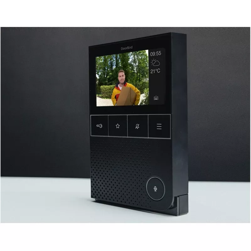 IP video domofons DoorBird A1101 Melns Edition — durvju stacija IP video piekļuves kontrolei (modelis A1101)