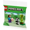 LEGO Minecraft Steve and Baby Panda 30672 Polybag