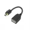 Lenovo 4X90Q93975 video kabeļa adapteris Mini DisplayPort — DisplayPort, melns