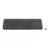 Logitech Wireless Touch Keyboard K400 Plus - tastatūra - bezvadu - 2,4 GHz - čehu - melna