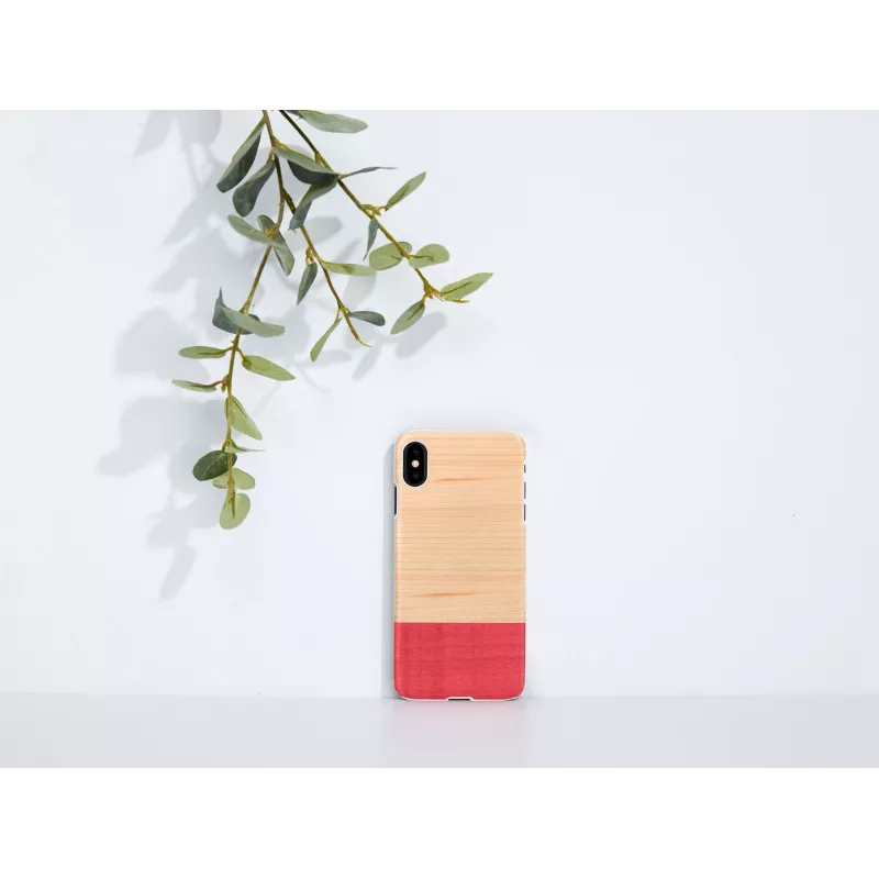 man and wood viedtālruņa maciņš iPhone XS Max — balts “miss match”