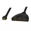 LogiLink - Video/Audio dalītājs/pārslēdzējs - 3 x HDMI - galddatoriem