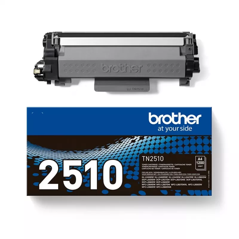 tonera kasete Brother TN-2510 2500 lapas Melns
