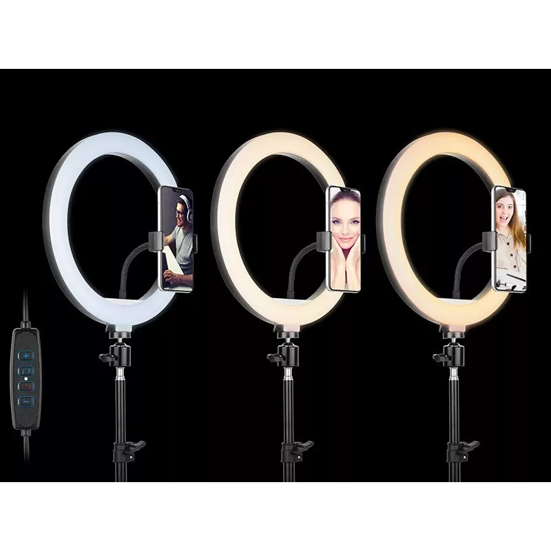 TRACER RING 30cm gredzena gaisma ar statīvu 210cm