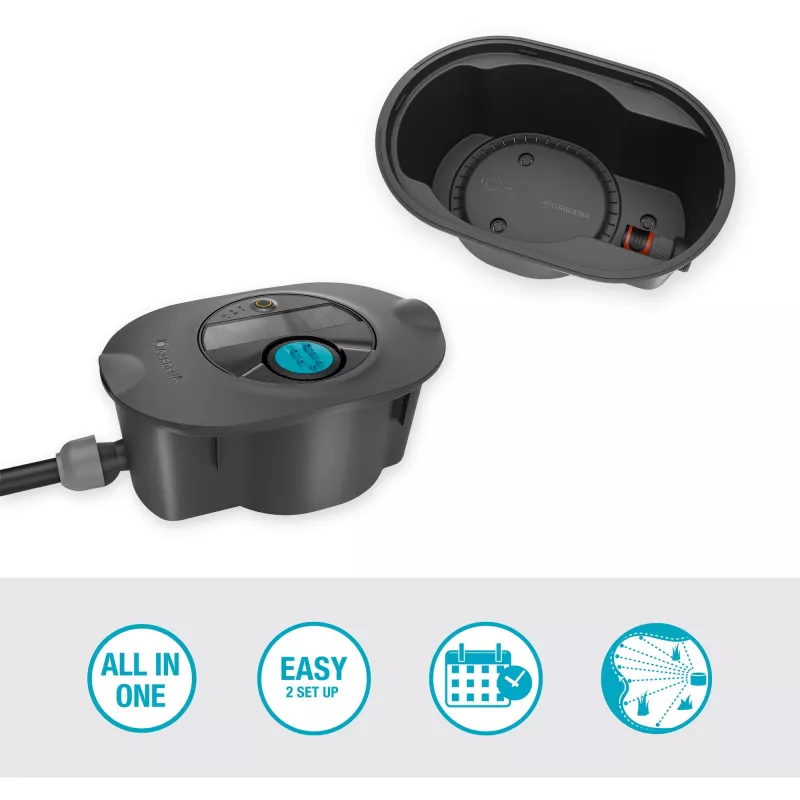 Gardena AquaPrecise Circular apļveida laistītājs Melns Zaļš 1 gab.