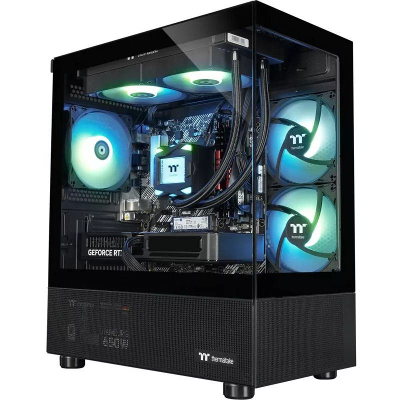 FTW V170A 5060Ti Melns, spēļu dators melns/caurspīdīgs, Windows 11 Home