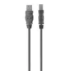 Belkin USB 2.0 Premium Printera kabelis, USB-A / USB-B, 1,8 m, melns.