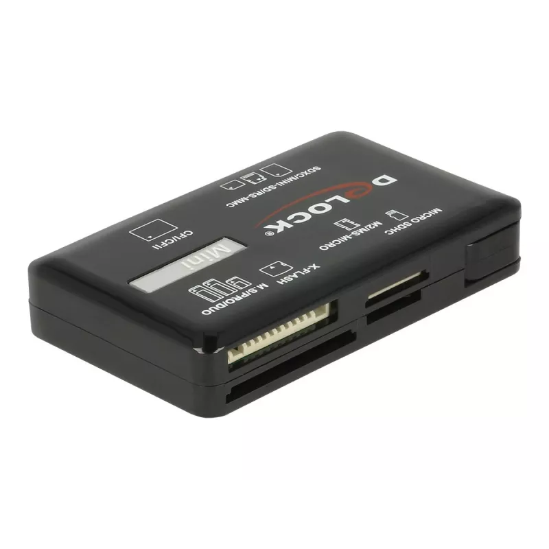 DeLOCK SuperSpeed USB karšu lasītājs CF SD Micro SD MS M2 xD 5 Gbps