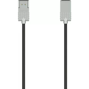 Hama Ultra-plāns HDMI kabelis 1 m HDMI Type A (Standard) Melns, Sudrabains