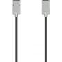 Hama Ultra-plāns HDMI kabelis 1 m HDMI Type A (Standard) Melns, Sudrabains