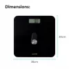Digitālā vannasistabas svari Salter 9224 BK3RFEU16 Eco Power melni