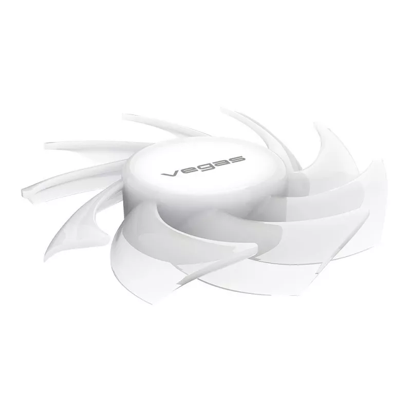 AKASA VEGAS A12 120mm ARGB korpusa ventilators - balts