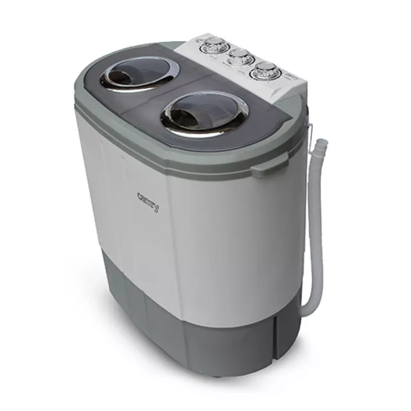 Camry Premium CR 8052 veļas mazgājamā mašīna, augšējā ielāde, 3 kg, pelēka, balta