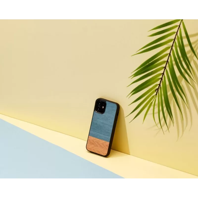Telefona maciņš man and wood iPhone 12 mini — džinsa melns