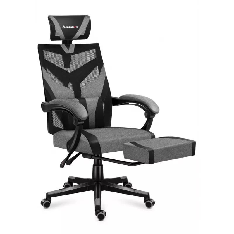 Huzaro Combat 5.0 pelēka spēļu krēsls