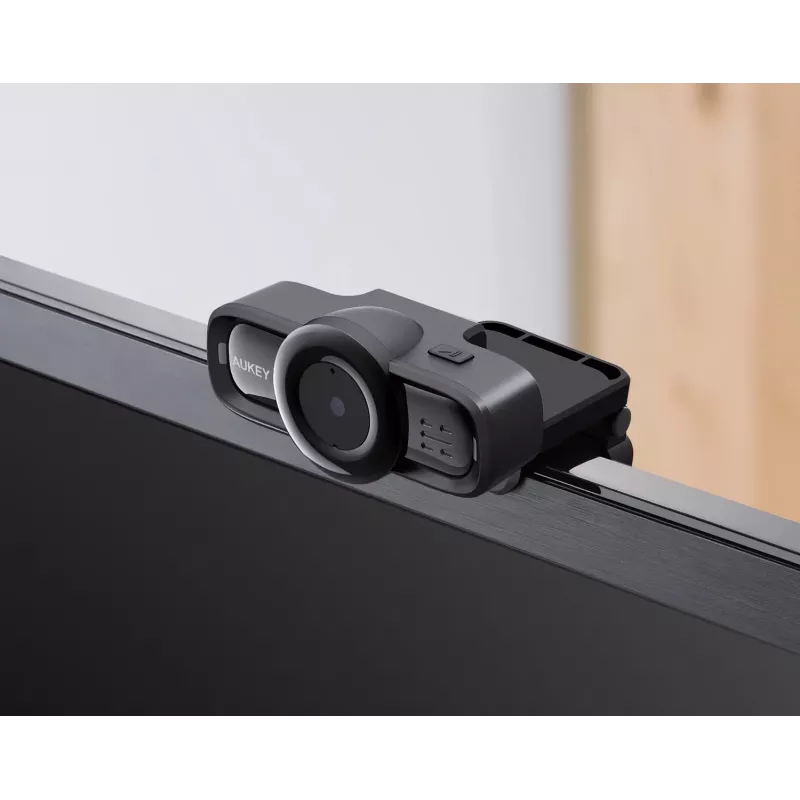 Webkamera AUKEY PC-LM3 2 MP 1920 x 1080 pikseļi USB 2.0 Melna