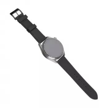 Ādas pulksteņa siksna FIXED FIXLST-22MM-BK — 22 mm, ātri noņemama, melna