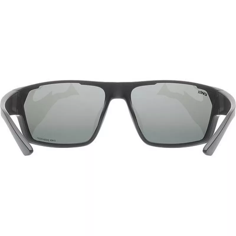 Polarizētas saulesbrilles Uvex Sportstyle 233 P - melna matēta/litemirror sudraba