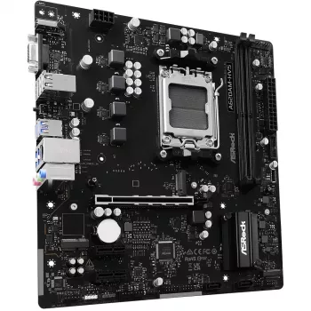 Mātesplate ASRock A620AM-HVS Micro ATX — AMD A620A mikroshēmojums, Socket AM5, DDR5, 2 DIMM, līdz 128 GB, HDMI 2.1, M.2 2280