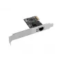 Iekšējā Ethernet tīkla karte LANBERG PCE-1GB-201, PCI Express, 1× RJ-45 Gigabit (1000 Mbit/s), melna