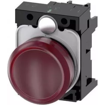 Siemens indikatora lampa Plakana Sarkanā 230 V/AC SIRIUS ACT 3SU1106-6AA20-1AA0 1 gab. (3SU1106-6AA20-1AA0)