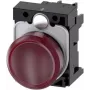 Siemens indikatora lampa Plakana Sarkanā 230 V/AC SIRIUS ACT 3SU1106-6AA20-1AA0 1 gab. (3SU1106-6AA20-1AA0)