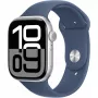 Apple Watch S10 Sudraba Alumīnija Sporta Siksniņa Denim - S/M GPS + Mobilais tīkls 46mm MWY03QF/A 2024
