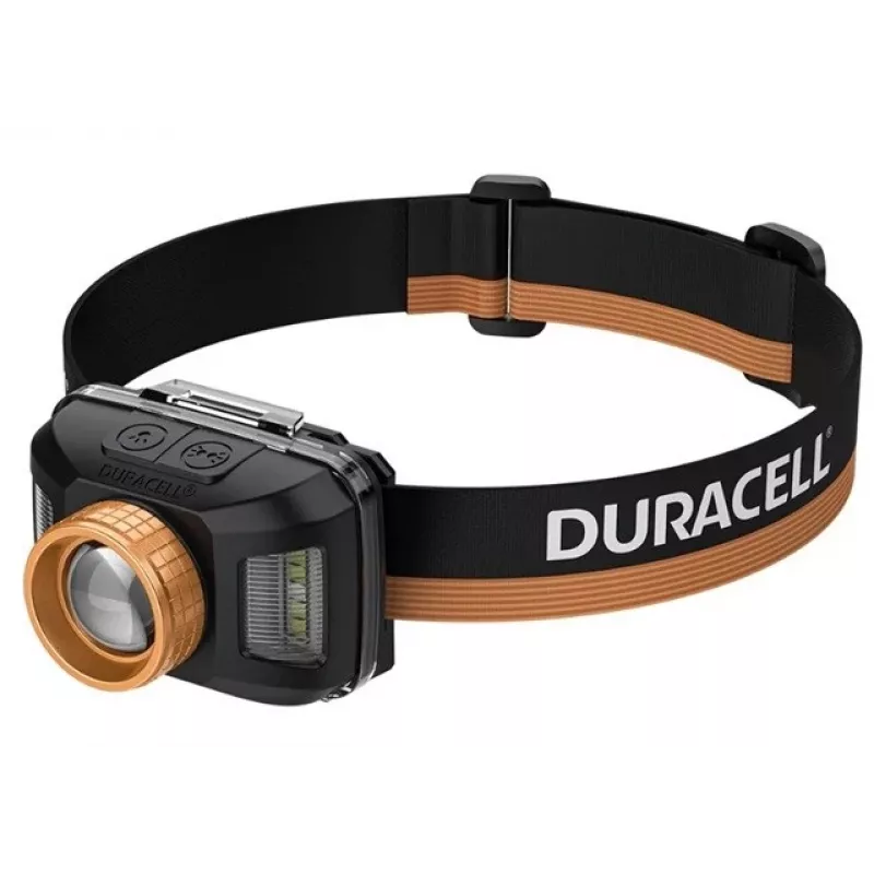 Duracell DH400 galvas lukturis melns, oranžs