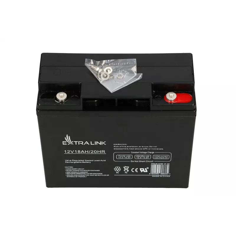 Extralink AGM 12V 18Ah apkopes neprasošs akumulators