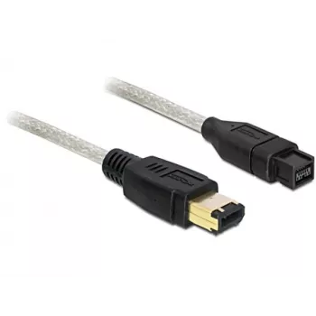 FireWire kabelis DeLOCK 82595 1m pelēks vīrišķais/vīrišķais