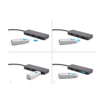 DeLOCK pieslēgvietu bloķētājs HDMI ligzdai 10 gab. komplekts zils