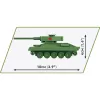 Būvējamais komplekts Cobi T-34-85 tanka modelis — 110 gab., vecums 6+, zaļš