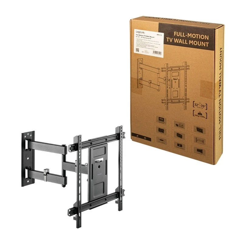 TV stiprinājums LogiLink BP0112 177.8 cm (70 collu) melns