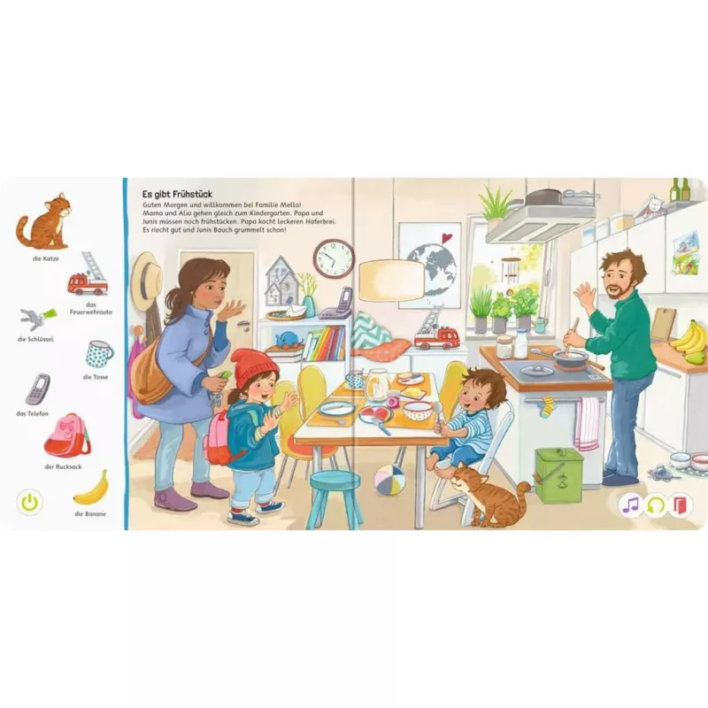 tiptoi Starter-Set: Meklē un atklāj - Mana pasaule, mācību grāmatas pildspalva un bilžu grāmata