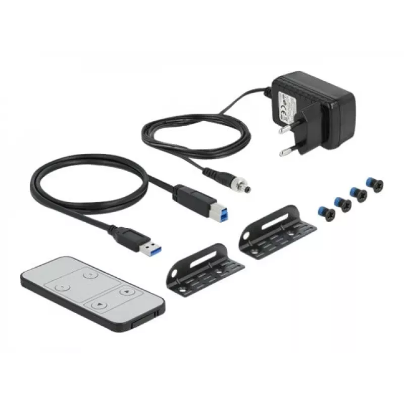 KVM slēdzis DeLOCK 11484 Melns