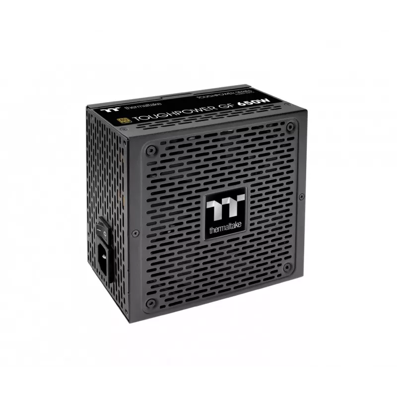Barošanas bloks THERMALTAKE Toughpower ATX 650W Gold, 80 PLUS Gold, 650 W, ATX, 90 mm ventilators, 20+4 kontakti, 1x PCIe (6+2), 3x SATA, 2x Molex