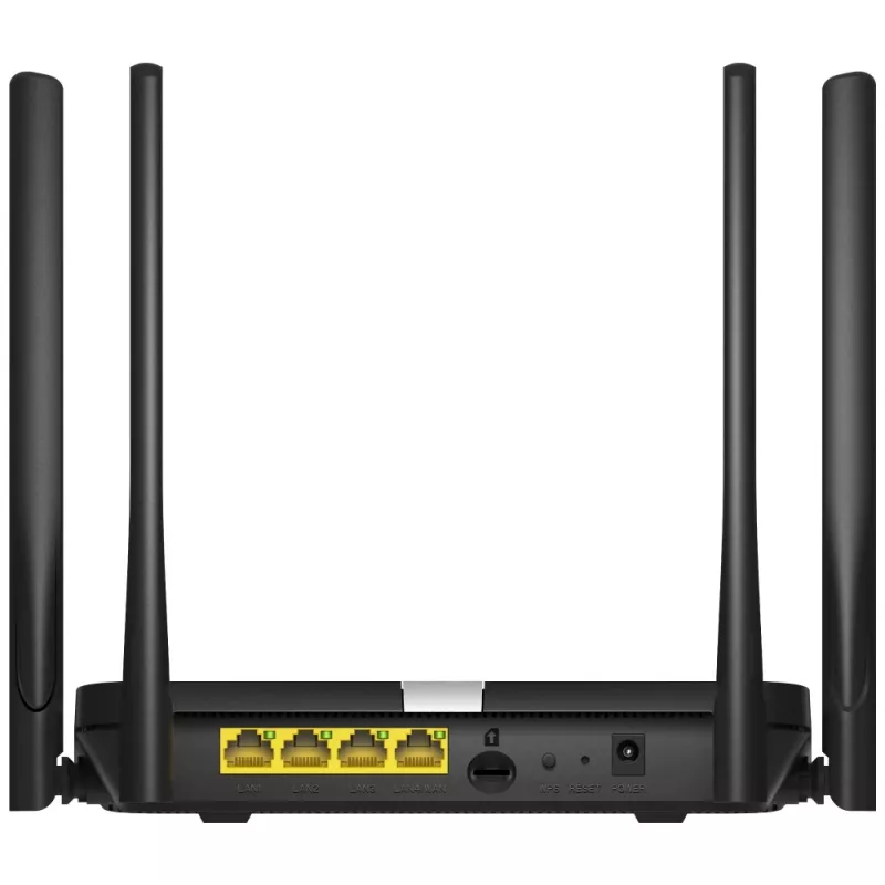 Cudy LT500 bezvadu maršrutētājs Fast Ethernet Divjoslu (2.4 GHz / 5 GHz) 4G Melns