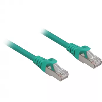 Tīkla kabelis Sharkoon Cat.6a SFTP RJ-45 Cat6a 0,25 m zaļš