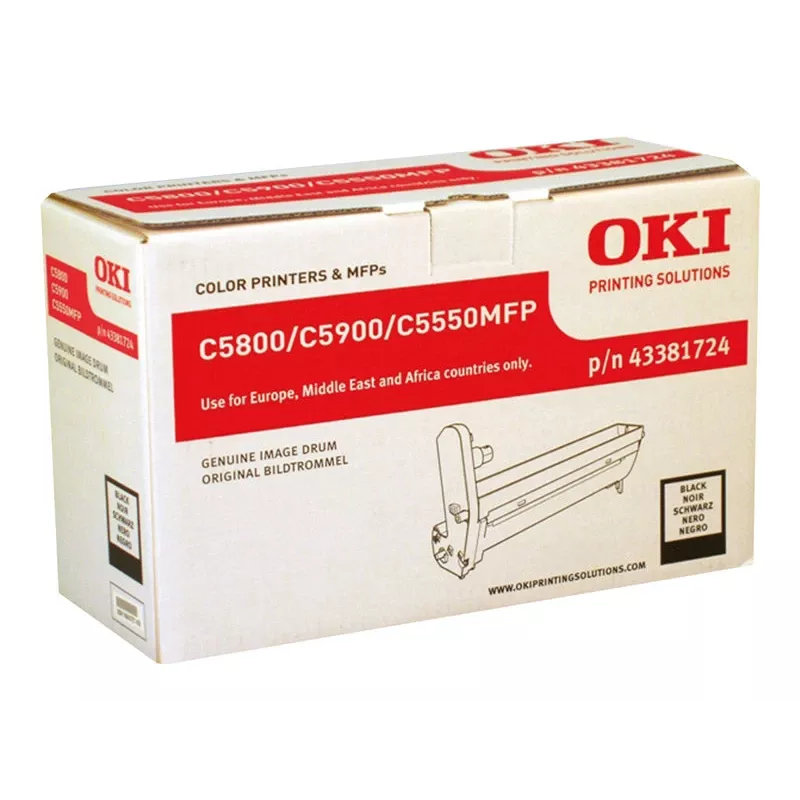 OKI attēla cilindrs melns priekš C5800 C5900 C5550MFP 20000 lapu