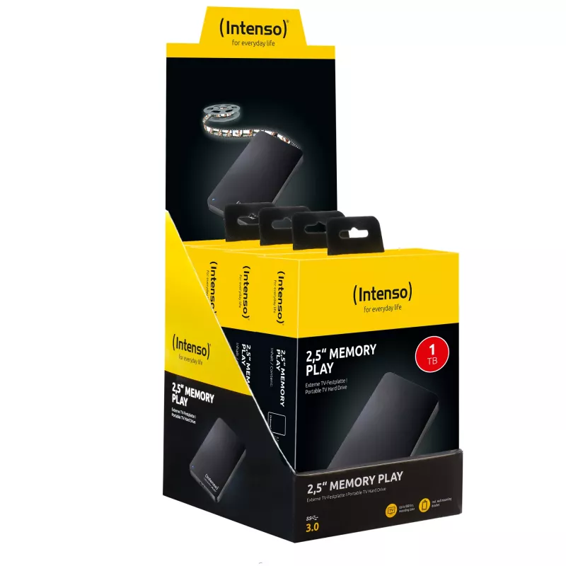 Ārējais cietais disks Intenso 1TB USB 3.0 2.5 collas Memory Play