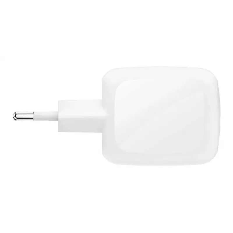 Iekštelpu maiņstrāvas ātrais lādētājs Belkin WCH020KQ2MWH-B6 — 2x USB‑C, 2 m integrēts kabelis, balts