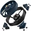 Ventilators Cooler Master Mobius 120 OC 12 cm Melns 3 Ātrumi 3200 RPM
