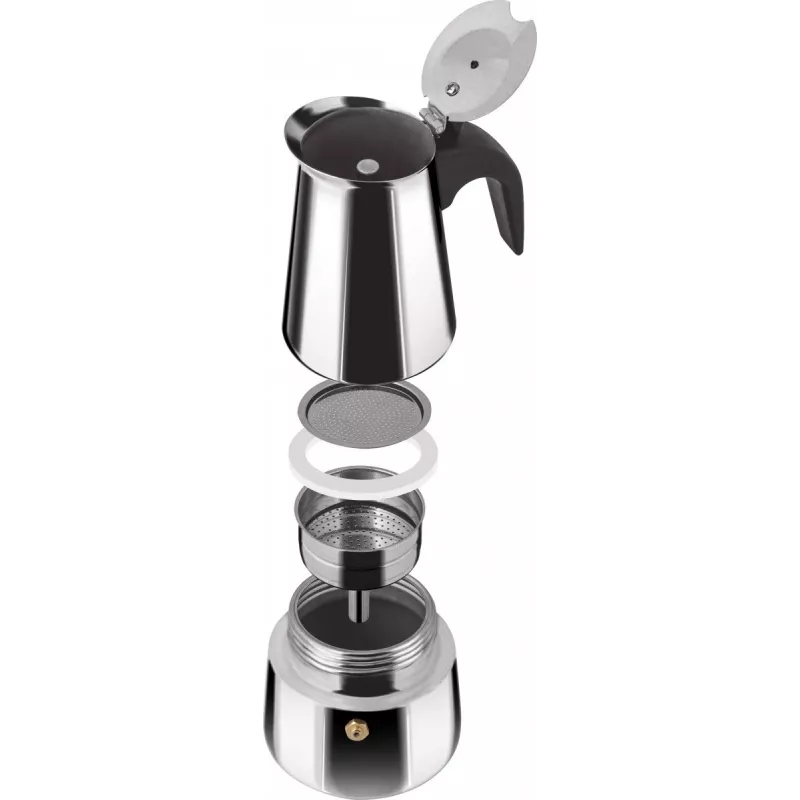Plīts virsmas moka katliņš LAMART LT7076 200 ml nerūsējošais tērauds