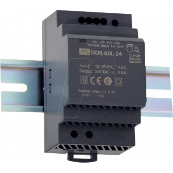 Strāvas adapteris MEAN WELL DDR-60G-12