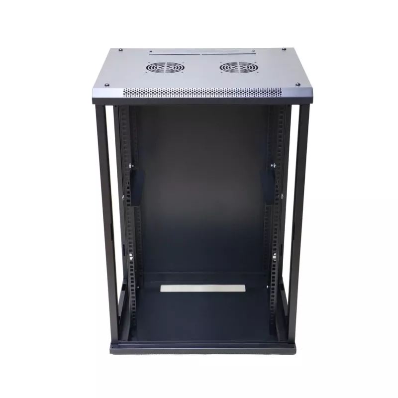 Wall mounted rack Extralink Extralink Rackmount cabinet 15U 600x600 Melns