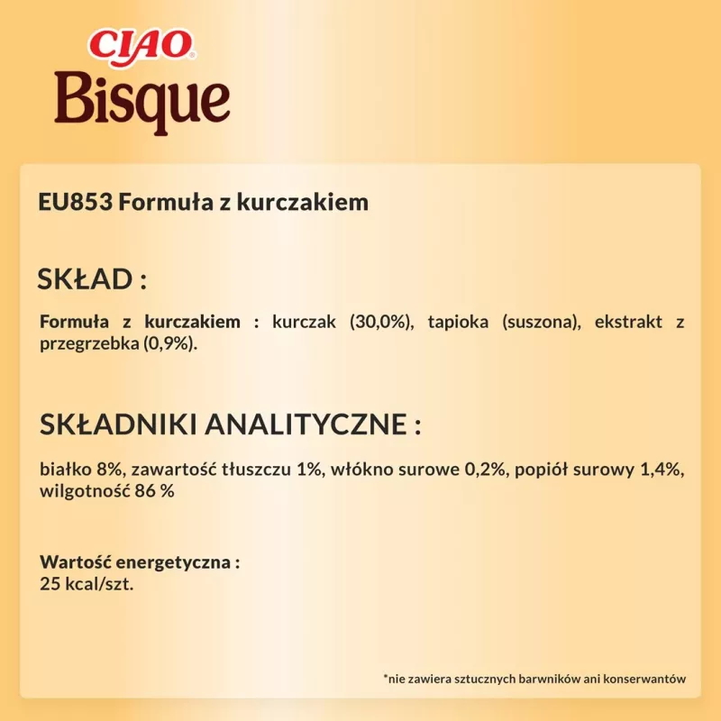 Mitrā kaķu barība Inaba Foods CIAO bieza vistas zupa 40 g paciņa