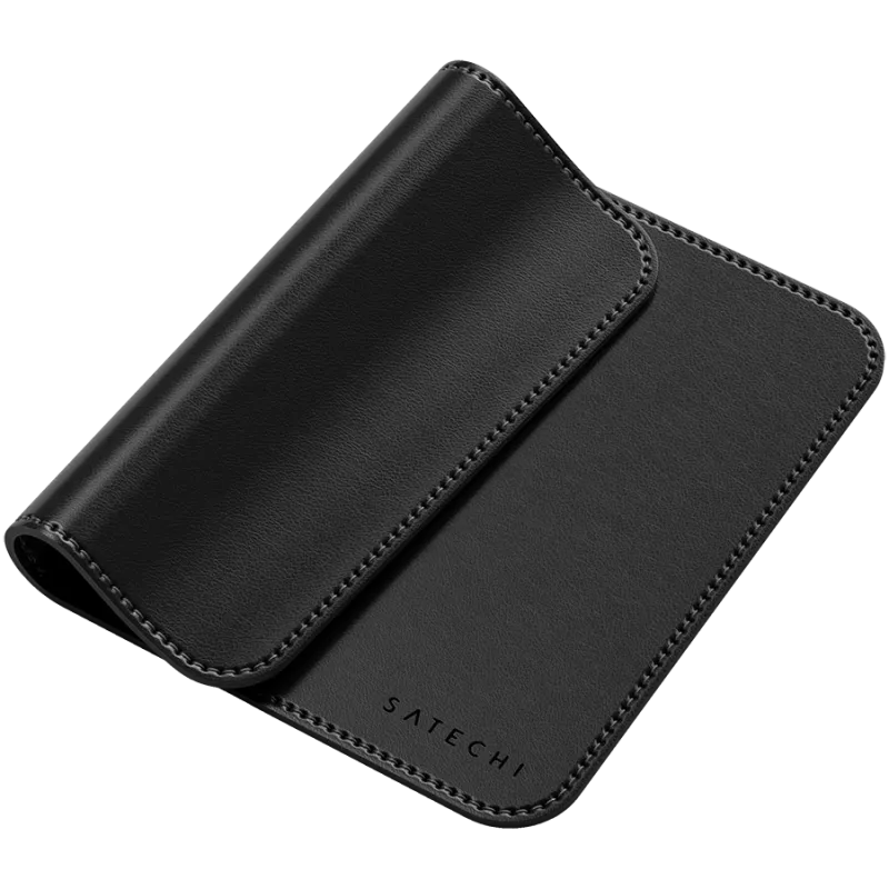 Satechi Premium pele Pad - Vegan Leather pele Pad (Melns)